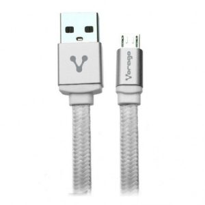 Cable USB VORAGO CAB-113, 1 m, Color blanco