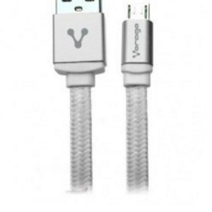 Cable USB VORAGO CAB-113, 1 m, Color blanco