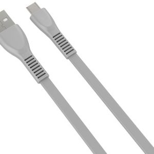 Cable USB a Micro USB Naceb Technology NA-0103G, 1 m, Gris