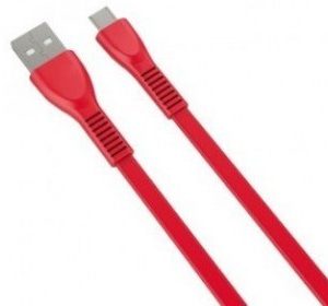 Cable USB a Micro USB Naceb Technology NA-0103R, USB, Micro USB, 1 m, Rojo