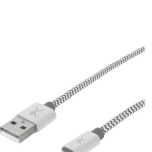 Cable USB tipo A tipo C PERFECT CHOICE PC-101673 , USB A, 1 m, Plata