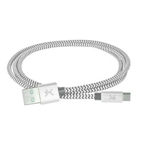 Cable USB tipo A tipo C PERFECT CHOICE PC-101673 , USB A, 1 m, Plata