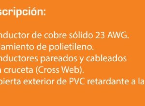 Cable UTP CONDUMEX 66446835, 305 m, Gris, UTP Cat6 Interior CMR, 100% Cobre