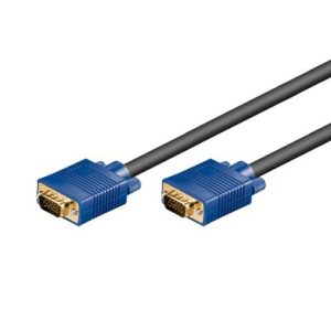 Cable VGA - HD15, 1.8 m, VGA (D-Sub), VGA (D-Sub), Macho/Macho, Azul, 311818 BRobotix