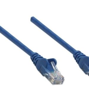Cable de Red INTELLINET 342605 Cat6, 3 m, RJ-45, RJ-45, Macho/Macho, Azul