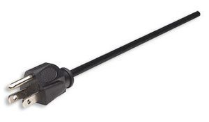 Cable de alimentación estándar para PC MANHATTAN, Macho/Hembra 1,8 m, Negro.