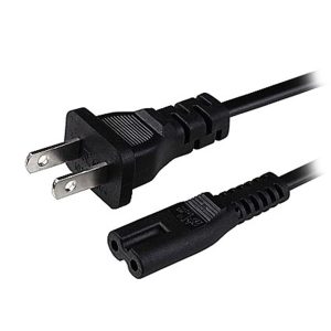 Cable de corriente BROBOTIX, 1,8 m, Negro, 125