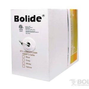 Cable de red UTP Bolide Categoría 5E, BP0033/CAT5E/CMR-White