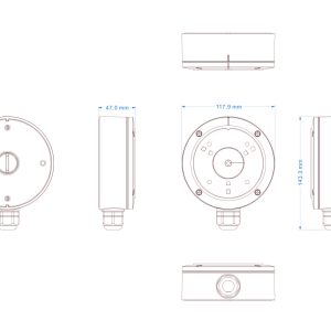 Caja De Conexiones Provision Isr PR-JB12IP66 I4-/I2-/Di-Fix, Ip66