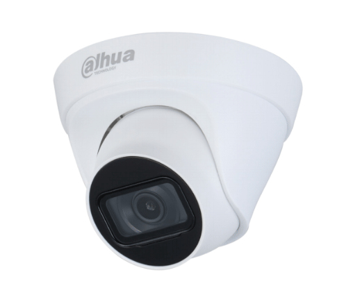 Camara Domo Dahua Technology DH-IPC-HDW1230T1N-0280B-S4, Interior y exterior, 2MP, Metal + Plástico, 30 m, 2.8 mm