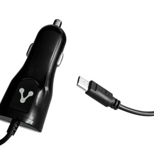Cargador cable micro USB VORAGO AU-303, Negro, 2.4A USB 1.0A