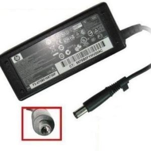 Cargador de Laptop GENERICO 65W AC-HP Punta Amarilla, 65W, 18.5V, 3.5A, HP, Negro
