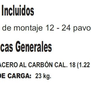 Charola para monitor NORTH SYSTEM, Negro, 2.8 kg, Acero