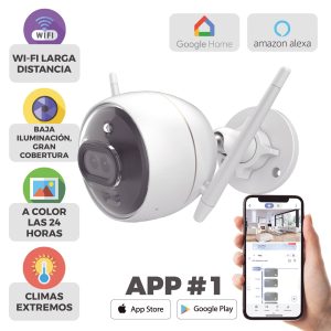 Cámara IP EZVIZ C3X, 1080p, 30 m / Visión Nocturna a Color / Doble Lente / Reconocimiento de Personas y/o Vehículos / Video Analíticos Integrados / MicroSD