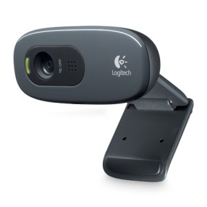 Cámara Web LOGITECH C270, 3 MP, 30 fps, USB, Negro, 1280 x 720 Pixeles