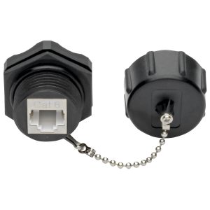 Conector Keystone TRIPP-LITE N206-KJ01-IND, Cat6 / Cat5e, Negro