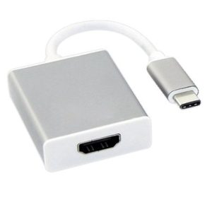 Convertidor USB Tipo C a HDMI BROBOTIX 569441, Blanco
