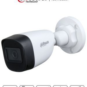 DAHUA HAC-HFW1500CN-A -Camara Bullet de 5 Megapixeles/ Microfono Integrado/ Lente de 2.8mm/ 111 Grados de Apertura/ Starlight/ IP67/ CVI/CVBS/AHD/TVI/