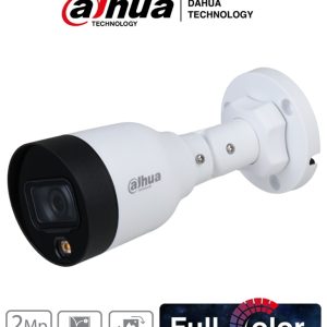 DAHUA IPC-HFW1239S1-LED-S4 - Cámara IP Bullet Full Color 2 Megapixeles/ Lente de 2.8mm/ Luz Blanca de 15 Mts/ H.265/ IP67/ PoE/ DWDR&nbsp;