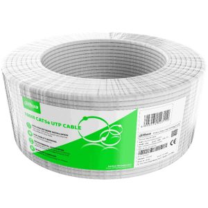 DAHUA PFM922I-5EUN-C-100 - Bobina de 100 Metros de Cable UTP Cat 5e/ CCA/Color Blanco/ Uso Interior/ Cubierta de FR-PVC (ROHS compliant)