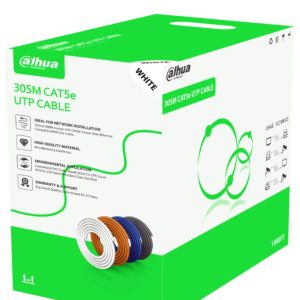 DAHUA PFM922I-5EUN-C - Bobina de Cable UTP Cat5e/ CCA/ 305 Metros/Color Blanco/ Uso Interior/ Cubierta de FR-PVC (ROHS compliant)