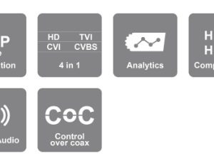 DVR pentahibrido H.265 Marca Provision (SH-16200A5N-2L(MM)), 16 canales de 2 MP + 2 IP