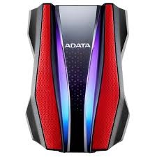 Disco Duro Externo ADATA HD770G, 2 TB, USB 3.2 Gen 1, 2.5 pulgadas, Rojo
