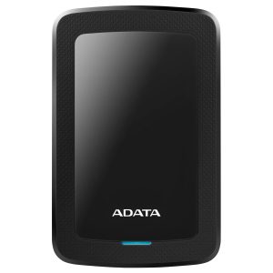 Disco Duro Externo ADATA HV300, 2 TB, USB 3.2 Gen1 (compatible con las versiones anteriores USB 2.0), 2.5 pulgadas, Negro