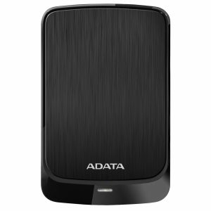 Disco duro externo ADATA 2TB, USB 3.2 (retrocompatible con 3.0 y 2.0). Negro. AHV320-2TU31-CBK