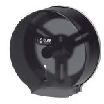 Dispensador de Papel Higiénico Mini Innova Color Humo para Rollo Industrial 250mm máx.