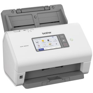 Escáner de escritorio Brother ADS4900W, Dúplex, 60 ppm/120 ipm, Ethernet, Wifi 2.4GHz/5GHz, ADF hasta 100 hojas, escanea hasta 9,000 hojas diarias