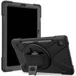 FUNDA PROTECTOR DE USO RUDO, CON CORREA Y GIRO 360º PARA SAMSUNG GALAXY TAB S6 LITE 10.4 SM-P610, SM-P615, SM-P613, SM-P619 (6001516), Brobotix