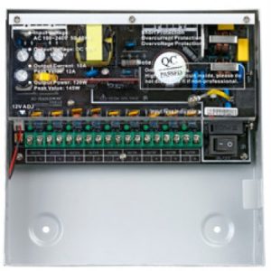 Fuente de poder centralizada de 9 canales de 12v, 10amps. Marca Provision (PI-PR-10A9CH)