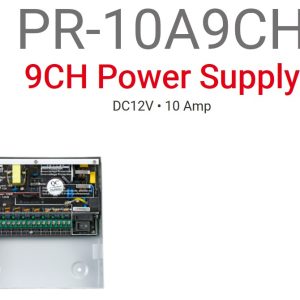 Fuente de poder centralizada de 9 canales de 12v, 10amps. Marca Provision (PI-PR-10A9CH)