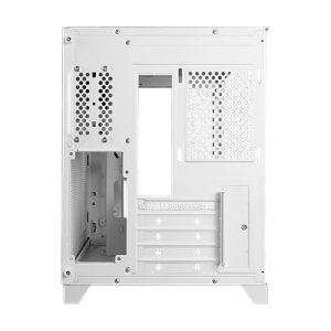 GABINETE GAME FACTOR CSG570 MICRO ATX FISHTANK, DOBLE CRISTAL, USB 3.0, S/FTE, BLANCO