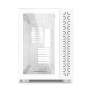 GABINETE GAMER GAME FACTOR CSG700 ATX FISHTANK, DOBLE CRISTAL, USB 3.0, S/FTE, BLANCO