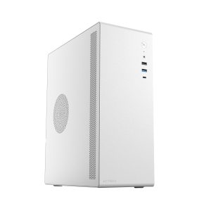 Gabinete ACTECK AC-935159, Micro-Tower, PC, Metal, Plástico, ITX, micro ATX, Blanco