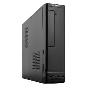 Gabinete ACTECK ATOM GS240 Micro Desktop Slim Micro ATX Y Mini ITX USB 2.0 Fuente 450W 1 Vent