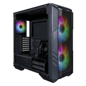 Gabinete COOLER MASTER H500-KGNN-S00 con Ventana ARGB, Midi Tower