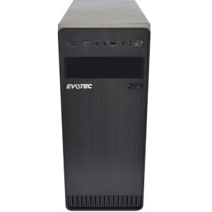 Gabinete EVOTEC EV-1004, Torre, Gabinete, ATX, Micro-ATX, Mini-ITX, Negro, 600 W