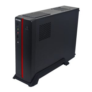 Gabinete EVOTEC Viena Slim, Gabinete, m-ATX, Negro, 600 W