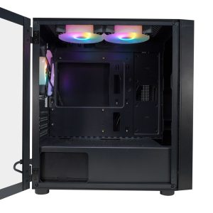 Gabinete Gaming EVOTEC EV-1018, Gabinete, Negro