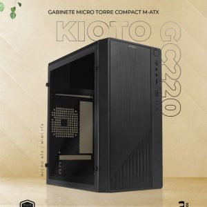 Gabinete MICRO SLIM Acteck KIOTO GC220 ESSENTIAL SERIES Factor de forma: Micro Slim M-ATX AC-933063