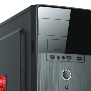 Gabinete Mini con Fuente de Poder Stylos. STPGAC5B