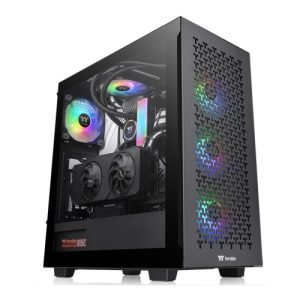 Gabinete THERMALTAKE V350 TG ARGB AIR, Midi-Tower, Gabinete, ATX, Micro ATX y Mini-ITX, Negro