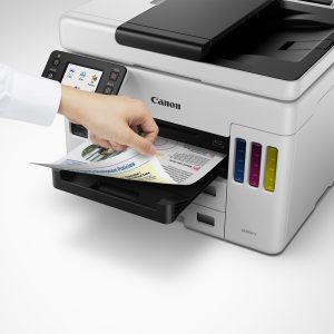 Impresora Multifuncional CANON Maxify GX7010, Tecnología Tinta Continua. Impresora, Copiadora, Escáner y Fax. Pantalla Táctil en Color de 2.7 Pulgadas