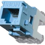 Jack Modular Belden RJ45, Cat6, AX101326, Azul