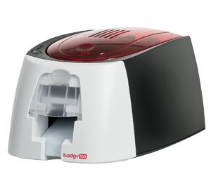 Kit Badgy EVOLIS, PVC, Negro, Rojo, Color blanco, Pintar por sublimación/Transferencia térmica, Kit de Credencializacion