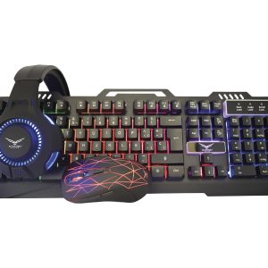 Kit Gamer Naceb Technology NA-0925, USB, Juego, Alámbrico, 2400 DPI