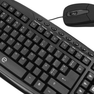 Kit Teclado / Mouse Easy Line Balance, 102 teclas, Negro, 1000 DPI